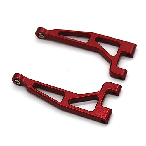 Upgrade Aluminum Alloy Spare Parts Full Set RC Car Accessories Fitting for Hyper Go H16BM H16GT H16DR MJX 1/16 JC16EP Brushless High Speed Trucks (RED,16240B Upper Rear Swing Arm) - size: 16240B Upper Rear Swing Arm