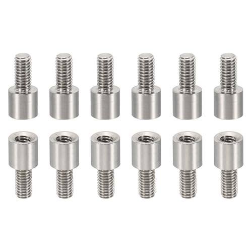 PATIKIL 24pcs M3 Standoffs, M3 5+6mm Spacer Standoffs Steel Threaded Standoffs Screws Kit 3mm ID 5mm OD Metric Male Female Thread Adapters for Circuit Board PCB RC Drones Motherboard - size: 5+6mm L