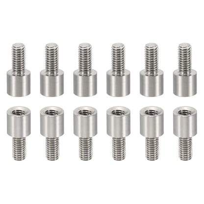 PATIKIL 24pcs M3 Standoffs, M3 5+6mm Spacer Standoffs Steel Threaded Standoffs Screws Kit 3mm ID 5mm OD Metric Male Female Thread Adapters for Circuit Board PCB RC Drones Motherboard - size: 5+6mm L