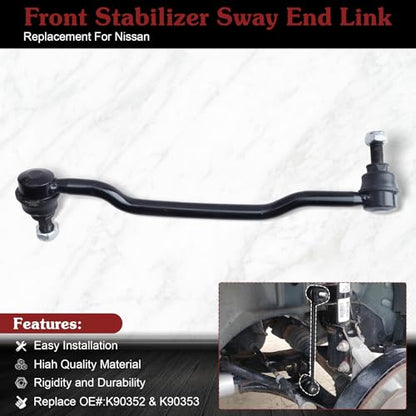 K90352 K90353 Sway Bar Link - Restore Sedan Handling | Compatible with 2002-2006 Nissan Altima 2004-2008 Maxima - color: 1*K90352 1*K90353, size: Sway Bar Link
