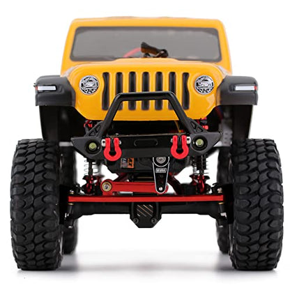 INJORA ES08MA Metal Gear Servo with Mount and Horn for SCX24, Black Brass - color: Black Brass