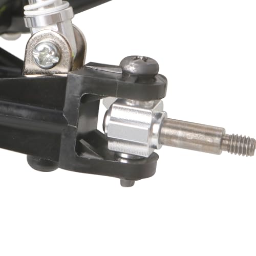 KYX Racing Aluminum Front Steering Knuckles Upgrades Parts Accessories for 1/10 Rc Crawler Tamiya The Grasshopper