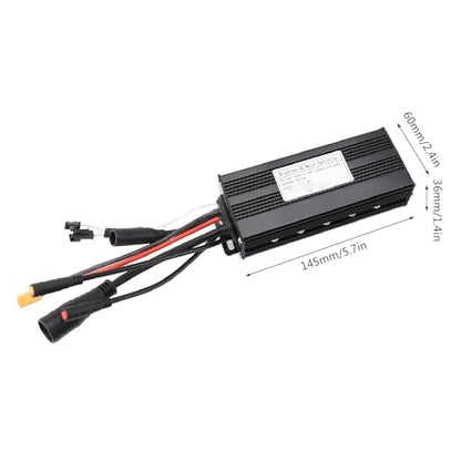 VBESTLIFE Electric Speed Controller Kit, Multifunction 30A Controller Instrument with S866 Display Brake Lever Thumb Shift Lever for 24V 36V 48V 1000W Motor,