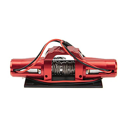RC Car Winch,Universal Simulation Winch with Dual Motor Compatible with Traxxas TRX4 Axial SCX10 90046 D90 1/10 Scale RC Crawler Car