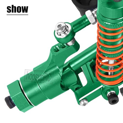 RC Aluminum C-Hubs Steering Block Caster Blocks for 1/18 LaTrax Teton Desert Prerunner Rally,Stub Axle Carriers Knuckles Set Hops UP, Replace Parts 7532 7552X (Green) - color: Green(for 1/18)