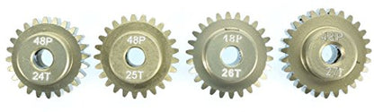 48 Pitch 32T 33T 34T 35T Aluminum Pinion Gear Set #9754