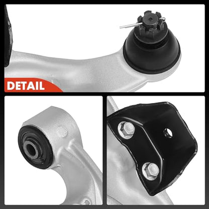 A-Premium Rear Upper Control Arm, with Ball Joint & Bushing | Compatible with Nissan Murano 2009 2010 2011 2012 2013 2014, Pack of 2, Fix Clunking Noise - style: Rear Driver and Passenger Side