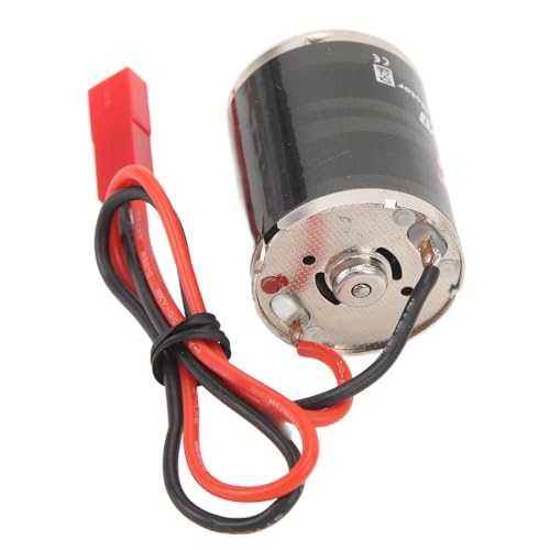 Alomejor 370 RC Motor,High Performance 30000RPM Brushed Motor Stainless Steel Copper Construction for RC Hobbyists Crawlers Racing Enthusiasts