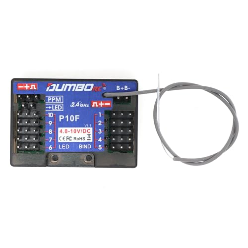 DDF-350 with P10F RC Radio Transmitter and Receiver 10 Channel HD Screen 10CH Remote Controller for RC Car Truck Crawler Boat Tank