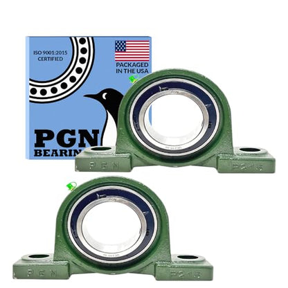 PGN UCP215-48 (2 Pack) Pillow Block Bearing - 3" Bore Self-Aligning - size: 2, style: UCP215-48
