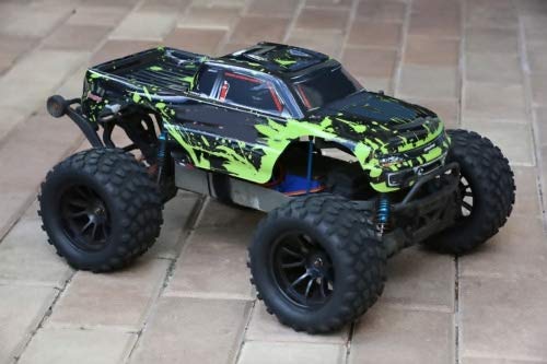 SummitLink Custom Body Compatible for 1/10 Scale RC Car or Truck (Truck not Included) (Muddy Green Over Black) - style: Muddy Green Over Black