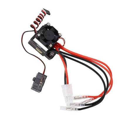 RC Brushed ESC, High Frequency Drive System with Multiple Safety Guard Brushed ESC for RC Car for 380 540 550 Brushed Motor