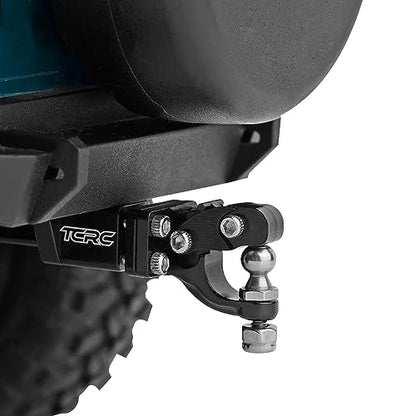 Metal RC Bumper Trailer Hitch Tow Hook Receiver kit for TRX4M Defender Bronco 1/18 RC Crawler Upgrades