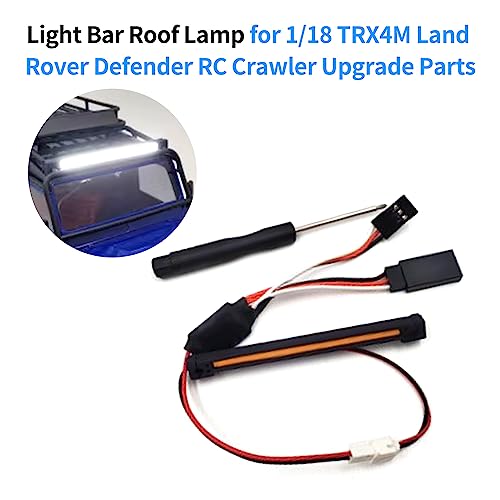 LED Lamp Light RC Car Light Bar for TRX4M Roof Lamp Headlight Kit (Roof retrofit Lights for trx4m)