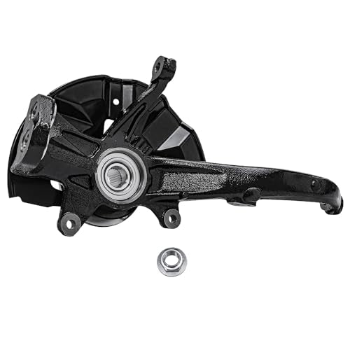 Detroit Axle - Front 4pc Steering Knuckles CV Axles for 06-09 Ford Fusion | Mercury Milan, 06 Lincoln Zephyr, 2 CV Axle Shafts 2 Steering Knuckles & Wheel Bearing Hubs 2006 2007 2008 2009 Replacement - size: 4UX47643/Kit