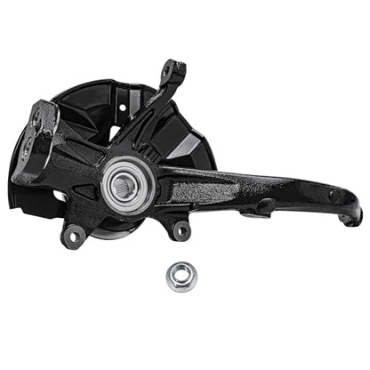 Detroit Axle - Front 4pc Steering Knuckles CV Axles for 06-09 Ford Fusion | Mercury Milan, 06 Lincoln Zephyr, 2 CV Axle Shafts 2 Steering Knuckles & Wheel Bearing Hubs 2006 2007 2008 2009 Replacement - size: 4UX47643/Kit