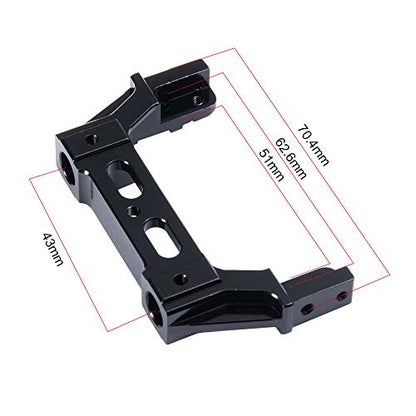 RCLIONS Front&Rear Bumper Mount Stand CNC Aluminum Alloy for AXIAL SCX10 II 90046 1/10 RC Crawler Car Upgrades