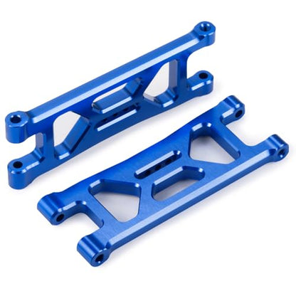 Rear Upper&Lower Suspension Arms for ARRMA 1/18 Typhon Granite Grom | 380 Brushed 4X4 Monster Truck 4 PCS/Set Blue Aluminum Upgrades Parts - color: Blue