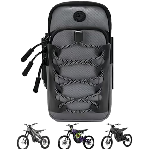 Storage Bag for Motorcycle Electric Dirt Bike for Surron Light Bee LBX Hyper Bee Talaria MX3 MX4 MX5 Yozma IN10 Tuttio Soleil 01 Rawrr Mantis Segway X160 X260(grey) - color: grey