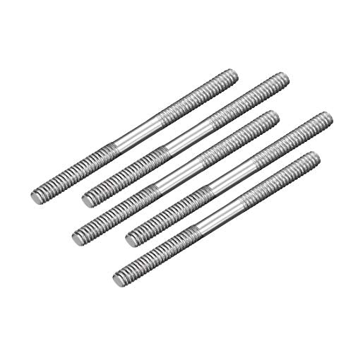 uxcell M2x25mm Pushrod Connector Stainless Steel Rod Linkage,for RC Boat,Car,Airplane,Helicopter,5pcs - size: M2x25mm