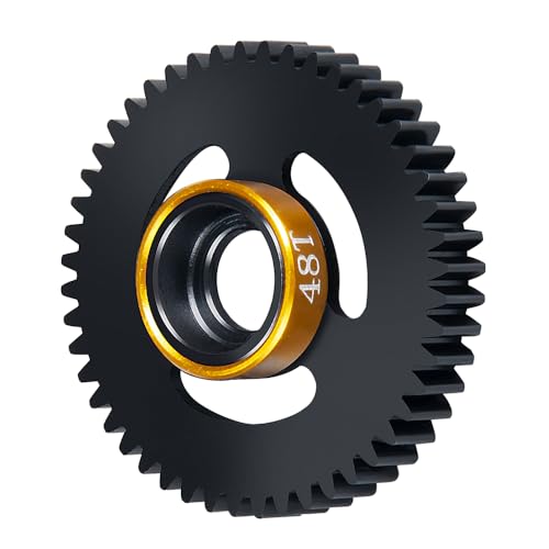 Carbon Steel 48P 48T Spur Gear for Tra 1/16 E-Revo VXL Slash/Rally | 4WD Summit VXL Upgrade - style: 48T