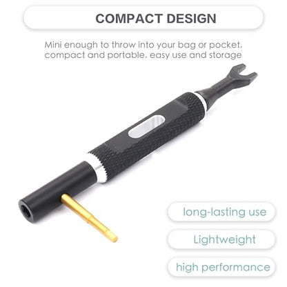RC Multi-Function Wrench Turnbuckle Nut Ball Joint Remover 4mm Universal Repair Tool with 2.0mm Screwdriver for 1/10 1/8 1/24 Crawler Truck Off Road Car Boat Drone Airplane(Black Silver) | 4mm Universal Repair Tool,2.0mm Screwdriver,for 1/10 1/8 1/24 Craw