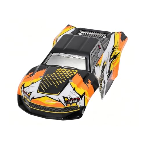 LICAEVEY 1/16 RC Car Shell DIY Upgrade Kit Fits SCY16101 SCY16102 SCY16101PRO SCY16102PRO High Speed Body Shell Replacement (Orange) - color: Orange