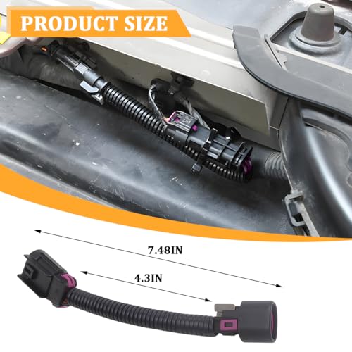 Car Engine Start Stop Deactivating Wiring Harness, Vehicle Start & Stop Disable/Eliminator/Delete/Disabler Wire Harness, Auto Replace Accessory, Compatible with XT5 Equinox Malibu (Large) - color: Large