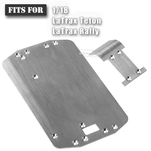 RC Chassis Upgrades Part for 1/18 LaTrax Teton,LaTrax Rally,Stainless Steel Chassis Hops Up,Replace #7522