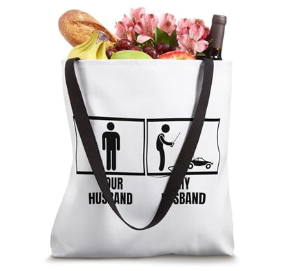 Remote Control Racing Your Husband My Husband Wife RC Cars Tote Bag