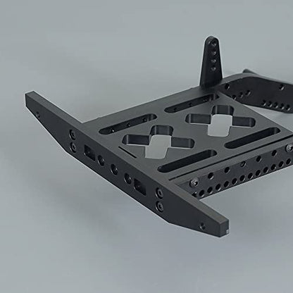 RC Repair Tool Metal Chassis Set Rails Frame with Shock Towers Leaf Springs Mounting Holes for 1/10 RC Crawler Axial SCX10 D90 TF2 B5 Upgrade