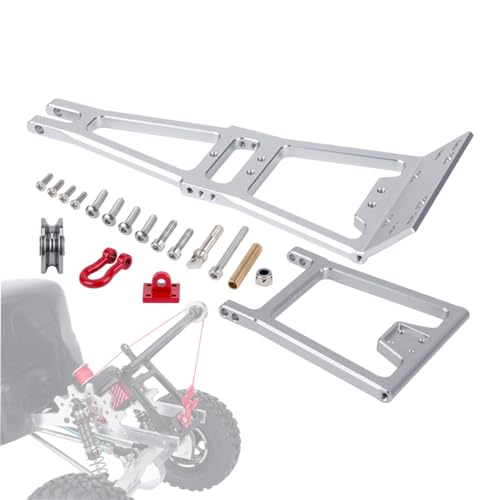 RC Winch/Servo Rescue Tow Truck Crane Arm Wrecker DIY Tool 1/10 RC Crawler Car Axial SCX10 D90 TRX4 Capra LCG Chassis Part (B Tow Truck Kit) - color: B Tow Truck Kit