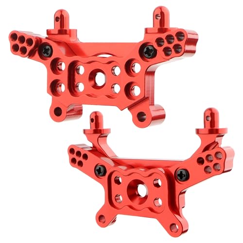 Upgrade Aluminum Suspension Arms & Steering Knuckle Kit & Shock Tower & Steering Linkage Accessory Replacement Spare Parts for H14BM 14210 14209 JC14EP HP141 HP141S 1/14 Scale RC Car Trucks