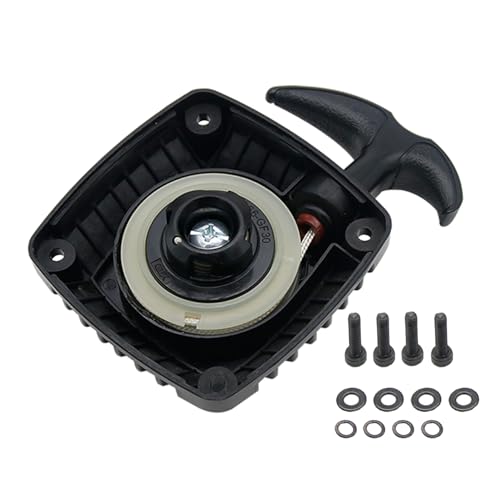 32CC 35CC 36CC Engine Easy-Start Dustproof Pull Starter (Black) | for 1/5 HPI ROFUN ROVAN KM Baja LT FG GoPed RedCat Rc Parts - color: Black