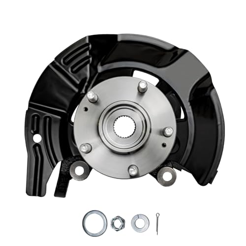Detroit Axle - Front Left Steering Knuckle & Wheel Hub Bearing CV Axle | Replacement for 2011 Hyundai Sonata 2.4L w/Automatic Transmission - size: 2UX47835/Pair