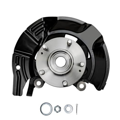 Detroit Axle - Front Left Steering Knuckle & Wheel Hub Bearing CV Axle | Replacement for 2011 Hyundai Sonata 2.4L w/Automatic Transmission - size: 2UX47835/Pair