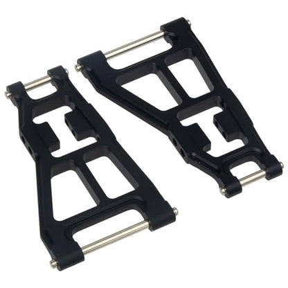 Aluminum Front Lower Suspension Arms Set for 1/10 Scale Tamiya DT-02 DT-03 Chassis RC Buggy Car Upgrades Parts