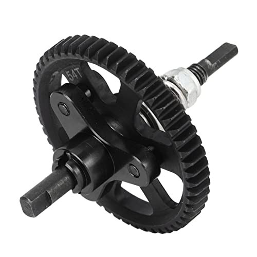 Generic Durable 54T Aluminum Steel Differential Slipper Clutch for Slash 4x4 (Black) - color: Black