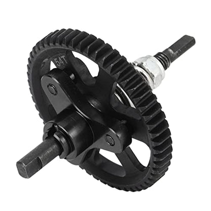 Generic Durable 54T Aluminum Steel Differential Slipper Clutch for Slash 4x4 (Black) - color: Black