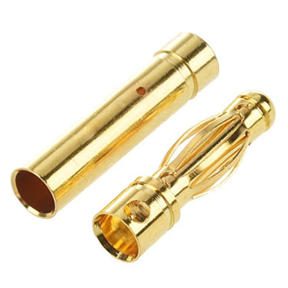 20 Pairs Gold-Plated 4MM 4.0MM Banana Plug Bullet Male and Female Connector Adapter for RC Lipo Battery ESC Motors (4.0MM) - size: 20Pairs 4.0MM