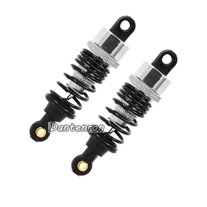 4Pack RC Car 102004 Adjustable Shock Absorber Damper Upgrade Parts Replacement Accessory 68mm For 1/10 RC On Road Drift Rally Car HSP 94102 94122 HPI Losi Axial Tamiya Redcat (Silvery) - color: Silvery
