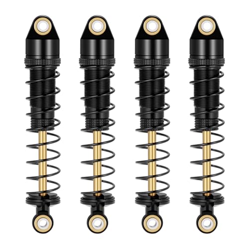 4Pcs Rc Metal Shock Absorber Damper For 1/10 CC01 TRX4 Axial SCX10 D90 D110 (80MM) - size: 80MM