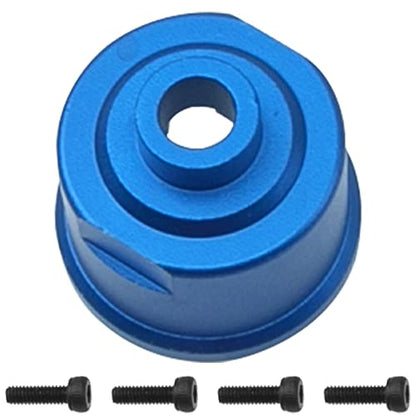 Metal Differential Carrier Diff Case Housing Compatible with Traxxas X0-1 Slash 4X4 Rustler Stampede T-Maxx Slayer 1/10 RC Car (Blue) - color: Blue