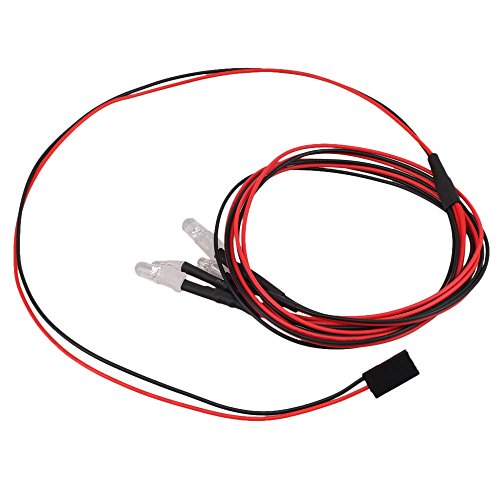 Durable 4 LED RC Car LED Light Kit RC Car Truck Headlight Taillight Replacement Parts