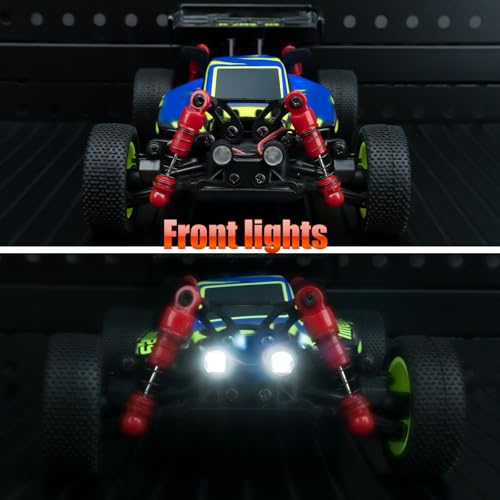 RCLIONS LED Headlights Taillight Front&Rear Lamp Lights Kit for 1:24 Kyosho Mini-Z 4x4 RC Monster Truck Car Upgrades Parts