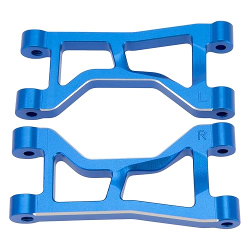 MEUS RACING Aluminum Suspension Arms Kit for Traxxas 1/16 Mini Maxx Upgrade Parts #10731 (Blue) - color: Blue