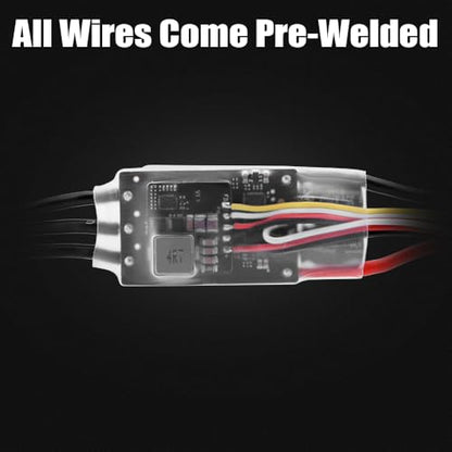 GLOBACT AM32 ESC 80A Power System 2-6S BEC 5.20-8.2V for 1/10 RC Crawler | Fits Axial SCX10 TRX4 TRX6 Redcat FMS RC4WD