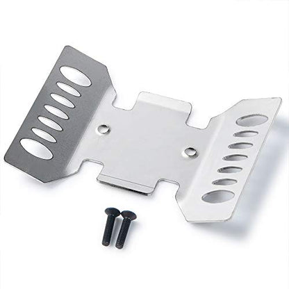 Stainless Steel Center Skid Plate Chassis Guard for AXIAL SCX10-iii | 1/10th RC Crawler Car Protection Plate Upgrade Parts