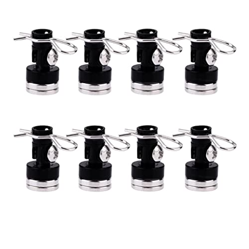 8pcs/Pack Magnetic RC Car Shell Column Invisible Body Post Mount Black