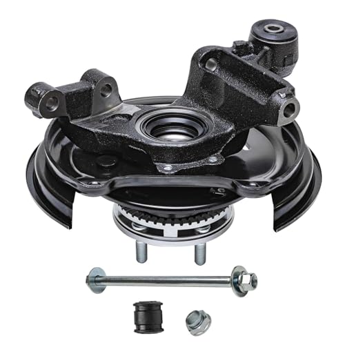 Detroit Axle - Rear Steering Knuckles & Hub Bearings Shock Absorbers | Replacement for 2003 2004 2005 Subaru Forester - 4pc Set - size: 4AU48644/Kit